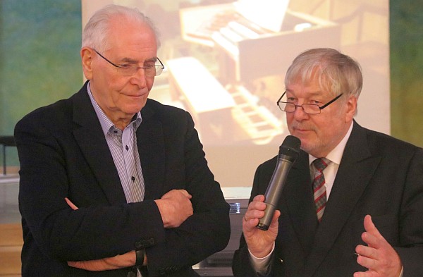 Talk am Turm: Prof. Rolf Wernstedt und Winfried Dahn (Foto: privat)
